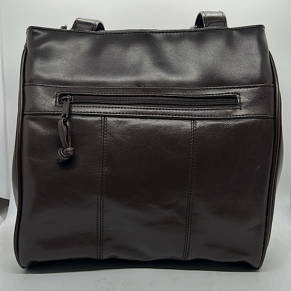 Vittoria Buttery Soft Dark Brown Leather Shoulder Bag Handbag Purse 🌺🌺 - Picture 2 of 6